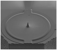 The FIRAT probe is smaller than the head of a pin