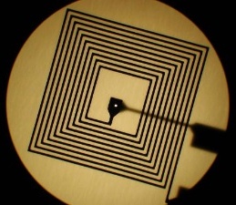 Close up of the RFID sensor. Photocredit: Businesswire