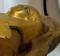 An Egyptian mummy